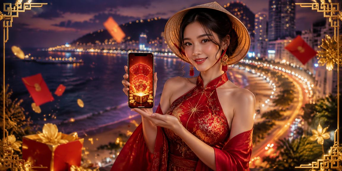 Người dùng tại bãi biển Vũng Tàu nhận phong bì đỏ và tham gia cá cược